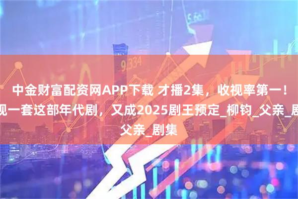 中金财富配资网APP下载 才播2集，收视率第一！央视一套这部年代剧，又成2025剧王预定_柳钧_父亲_剧集